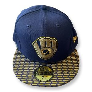 Milwaukee Brewers New Era 59Fifty Baseball MLB Hat